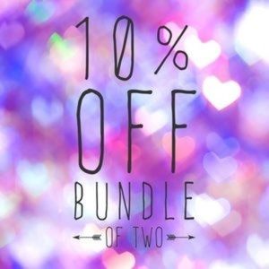 10% off of bundle of two or more